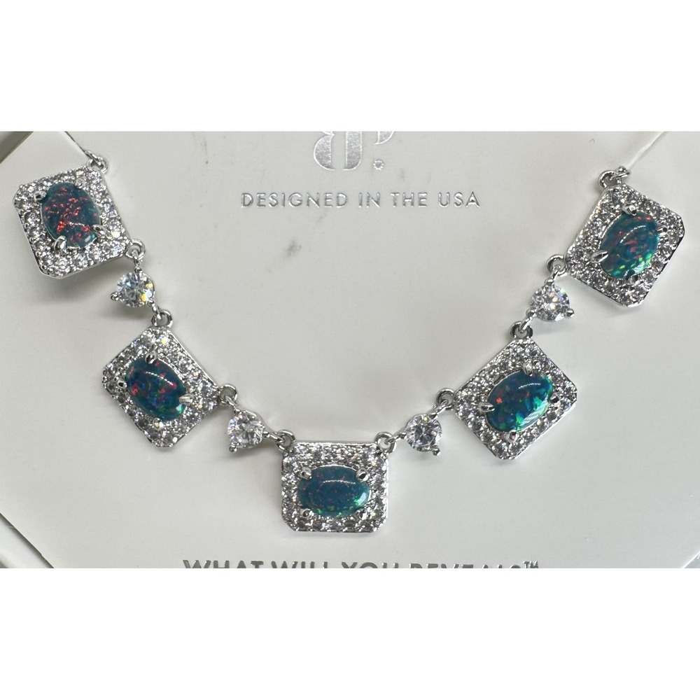 Bomb Party March '24 Necklace - RBP7520 Endless Devotion - Emerald Fire Opal